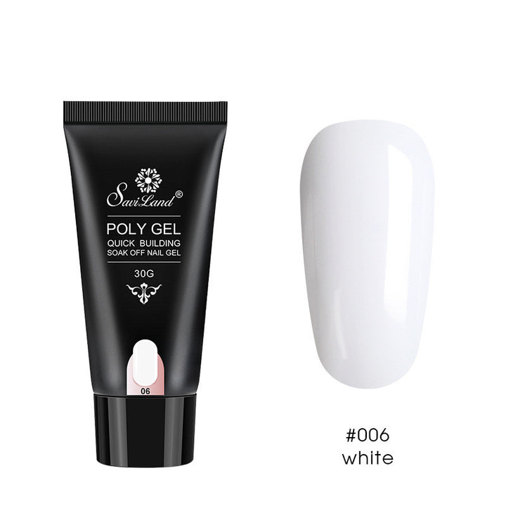 Builder Gel for Nail Extensions in Clear and Nude Pinks