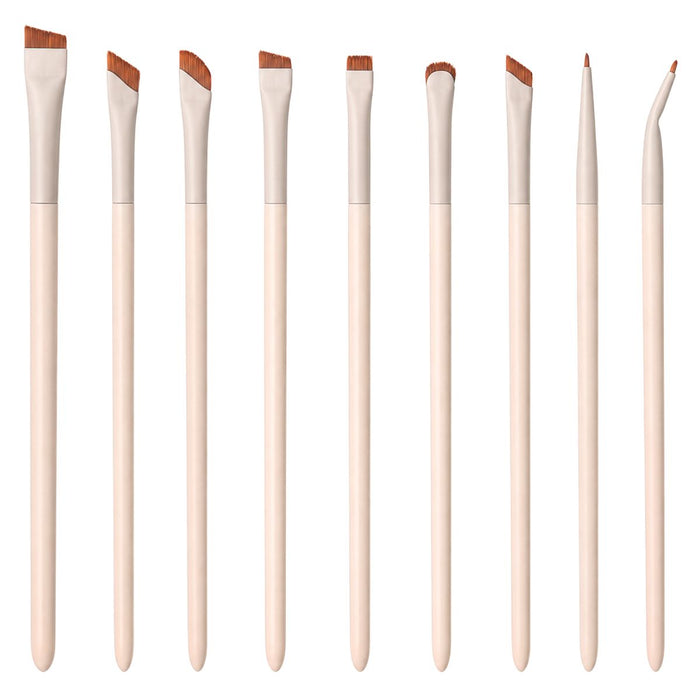 Eyeliner Brow Detail Makeup Brush Set 9 Pieces