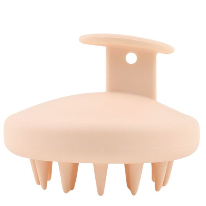Silicone Scalp Massager Brush with Ergonomic Handle