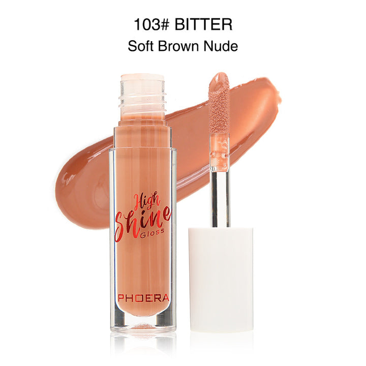 Jelly Lip Gloss with Mirror Shine, 24 Shades