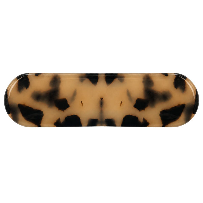 Women's Tortoiseshell Hair Barrette with Clip Fastening