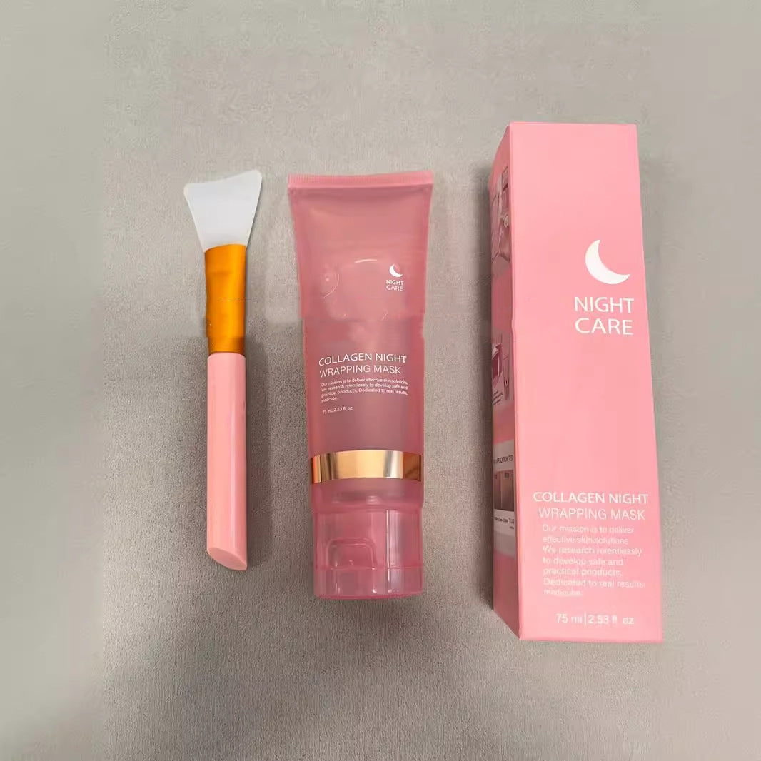 Collagen overnight wrapping face mask tube