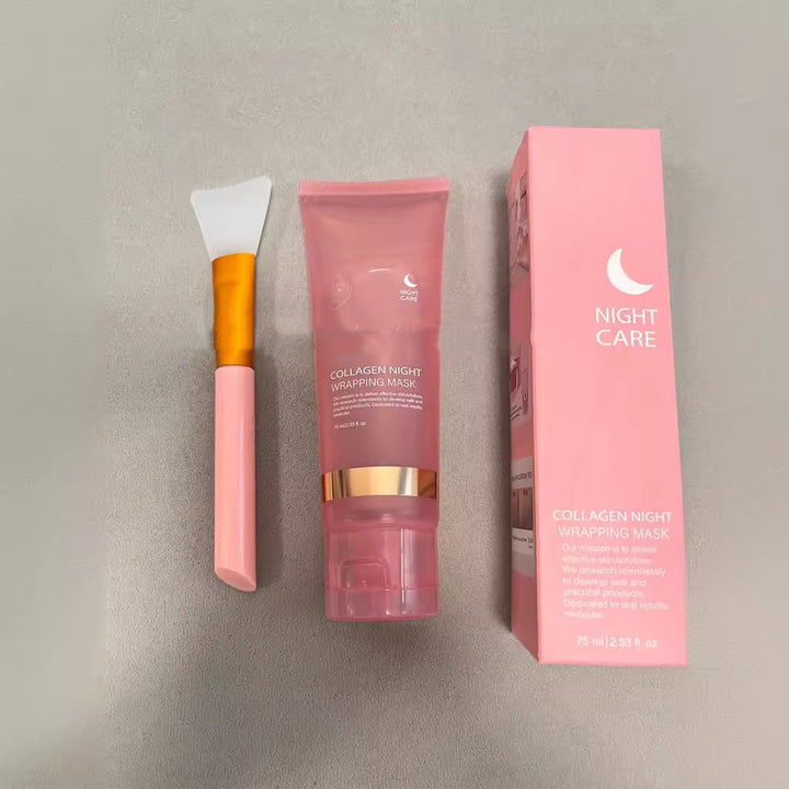 Collagen overnight wrapping face mask tube