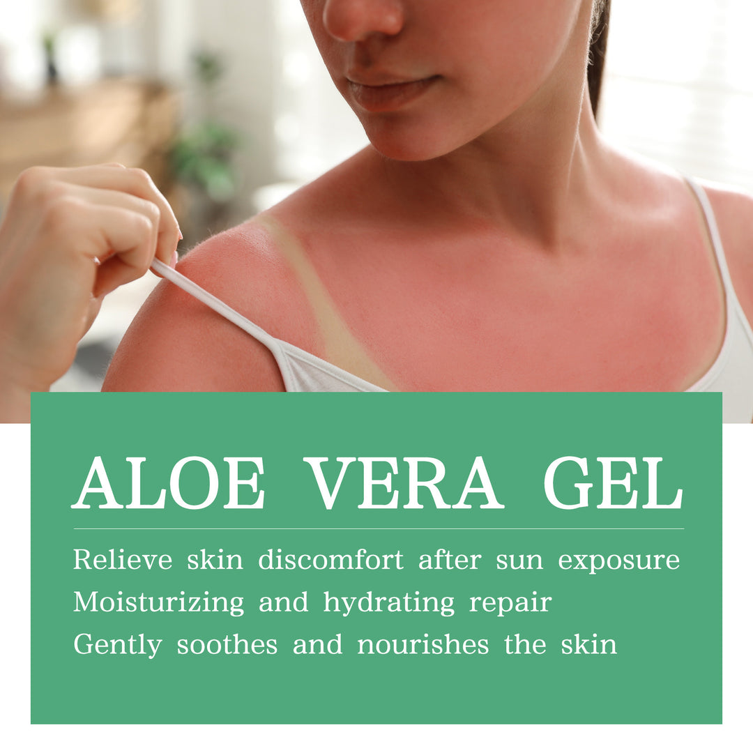 Tanning Accelerator Cream and Aloe Vera After Sun Gel