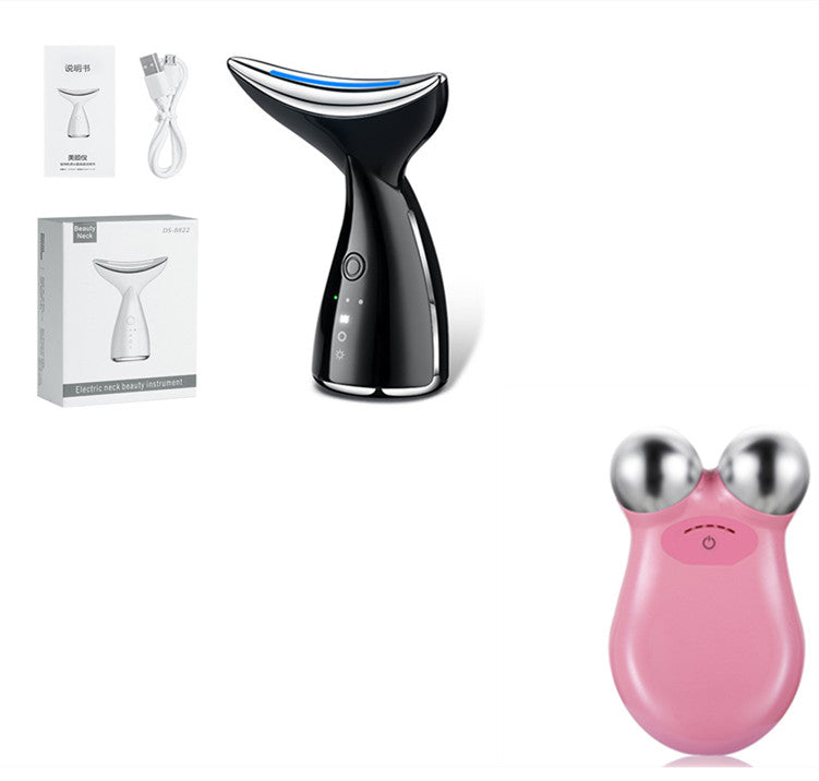 Neck and Face Massager with 3 LED Light Colours