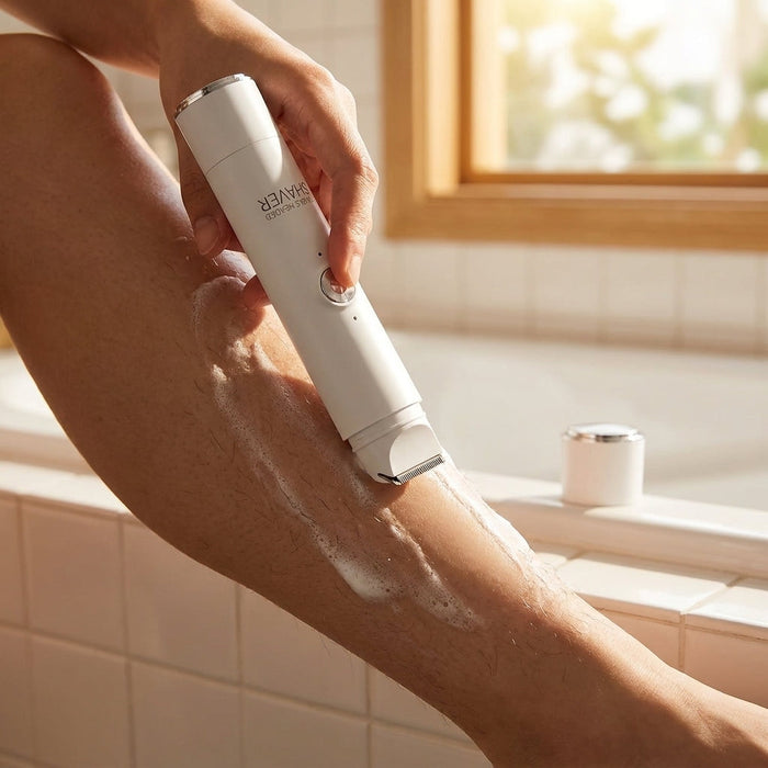Rechargeable Body Trimmer with Dual Head for Bikini Line