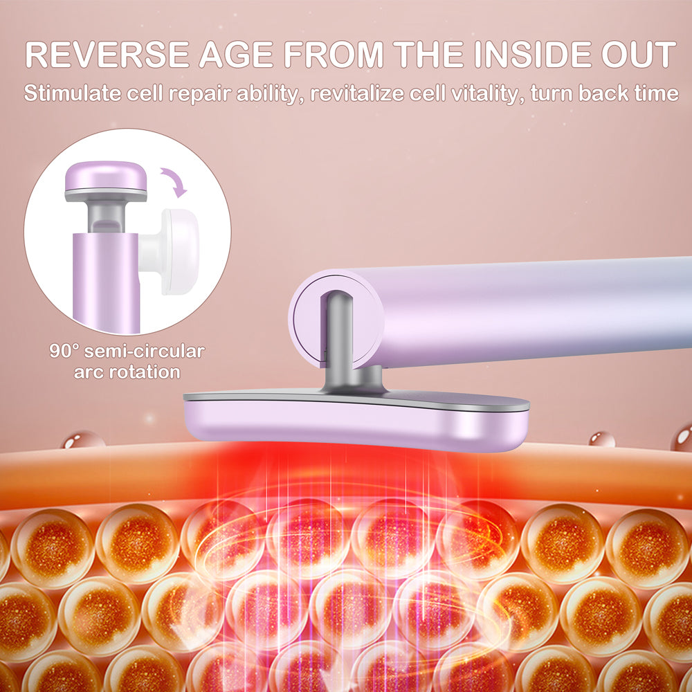 Rotating Microcurrent Face Wand with LED and Warmth