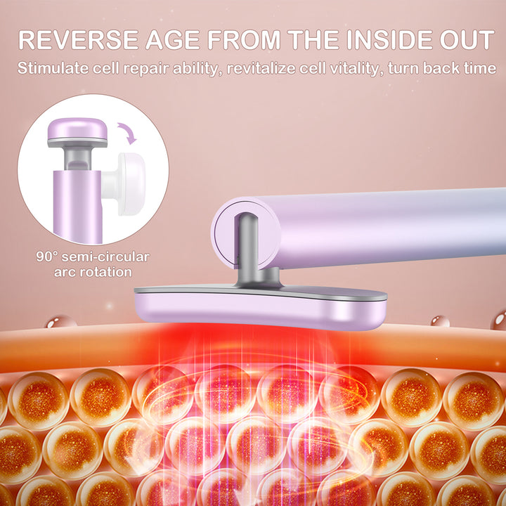 Rotating Microcurrent Face Wand with LED and Warmth