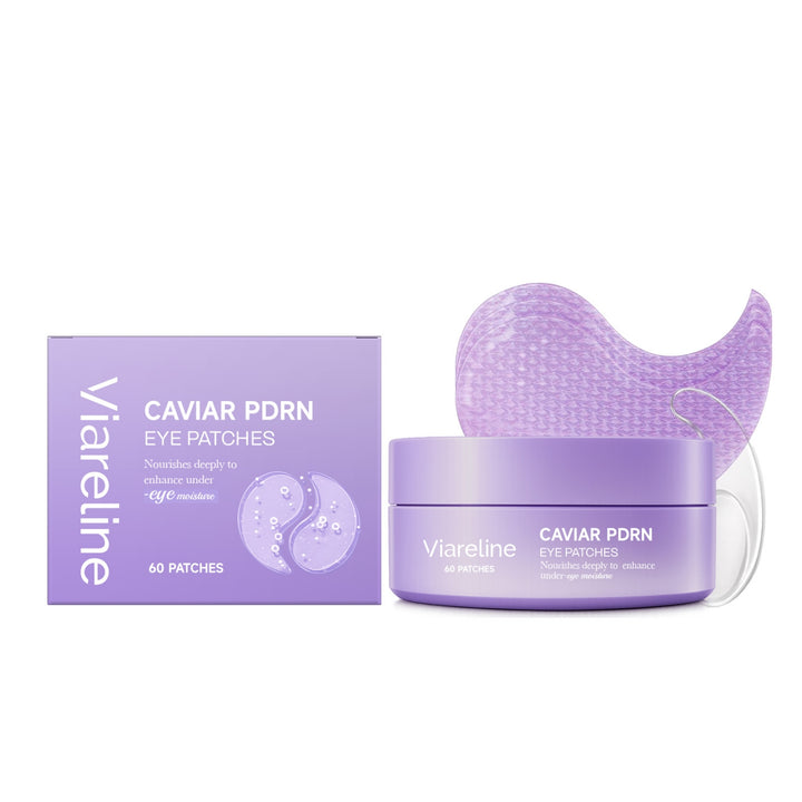 Caviar PDRN Eye Patches, 60 Pieces with Spoon