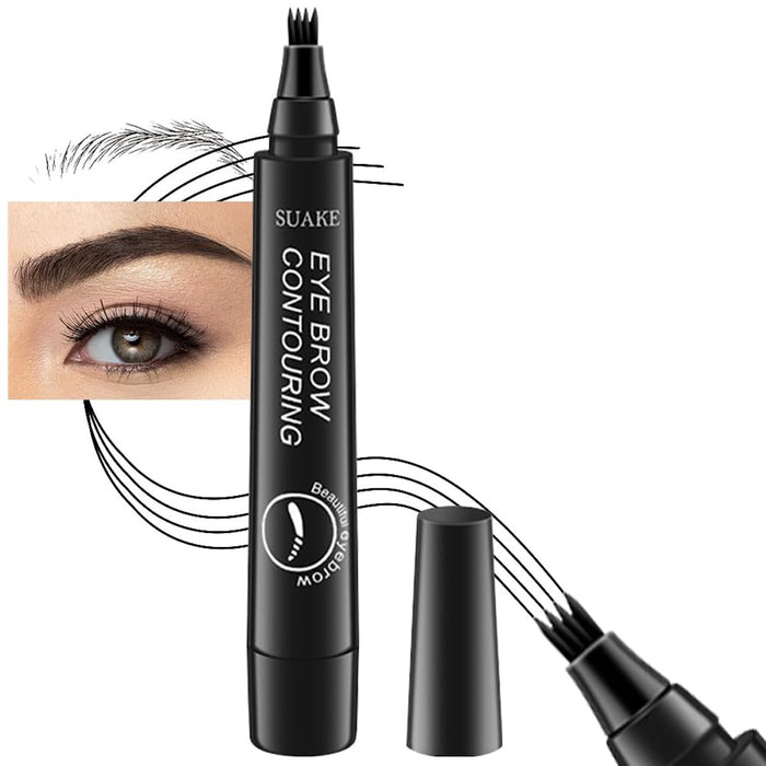 Eyebrow Pen 4-Tip Waterproof Tint Applicator