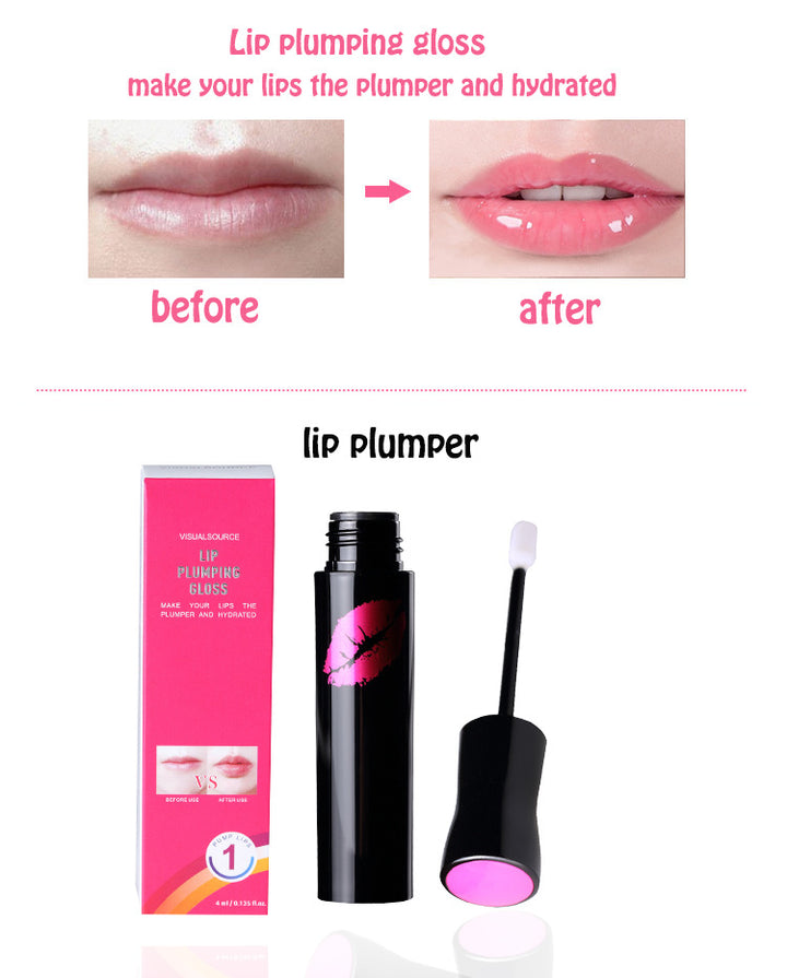 Lip Plumper Gloss Serum for Fuller-Looking Lips