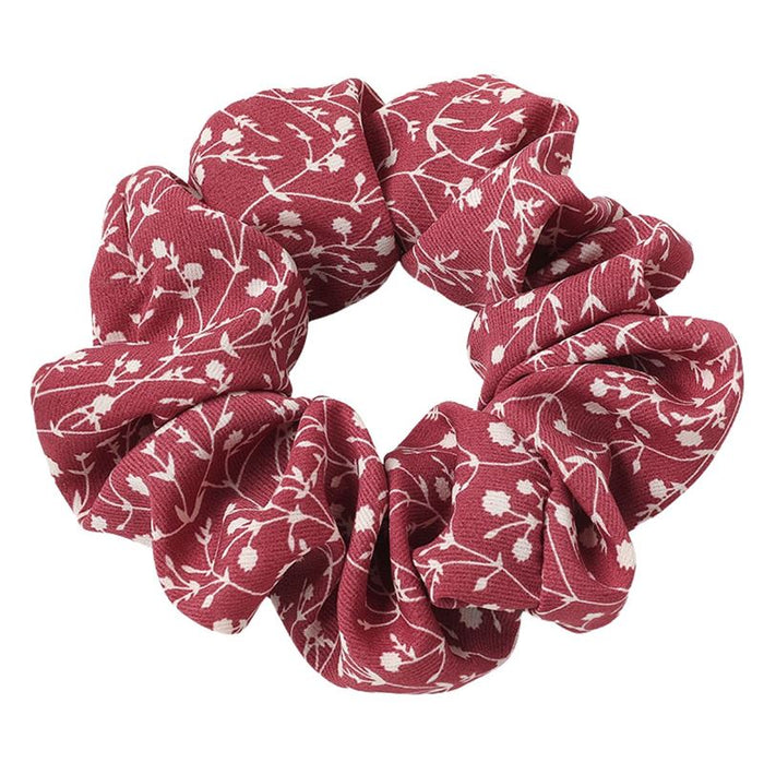 Women's Floral Print Scrunchie for Ponytails and Updos