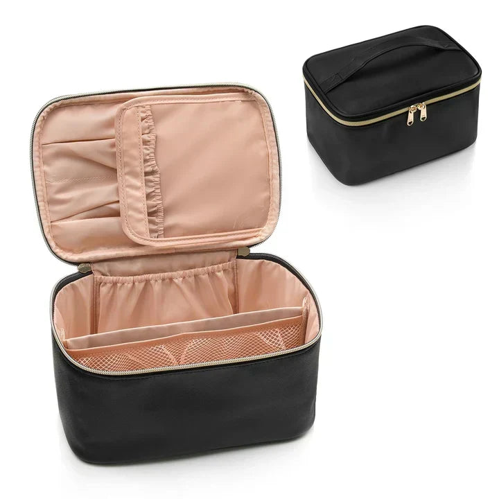 BowLift | Practical Make-up Organizer for Traveling | With Compartments and Dividers