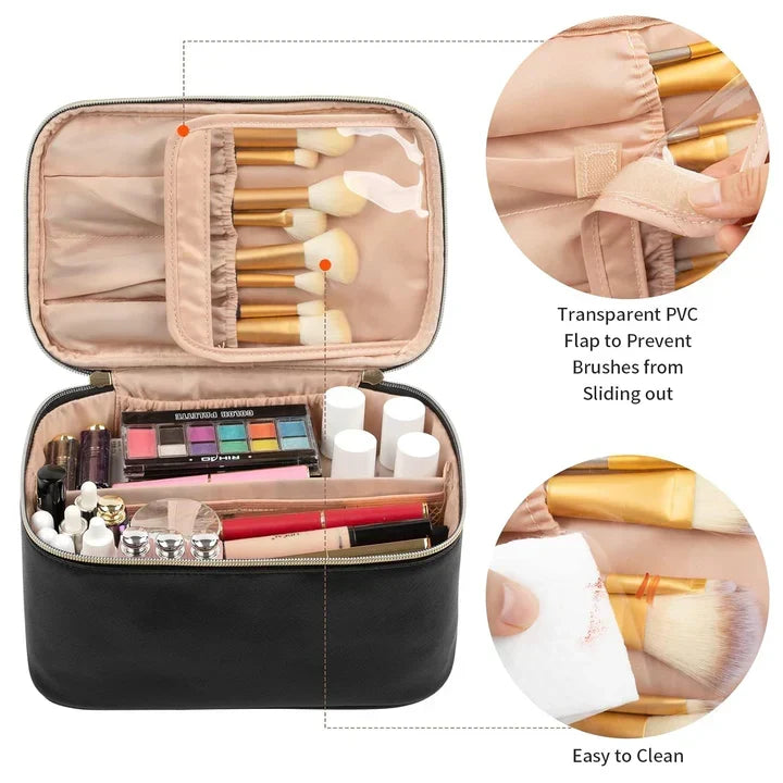 BowLift | Practical Make-up Organizer for Traveling | With Compartments and Dividers