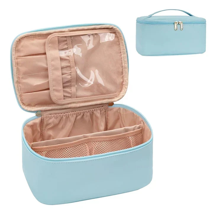BowLift | Practical Make-up Organizer for Traveling | With Compartments and Dividers