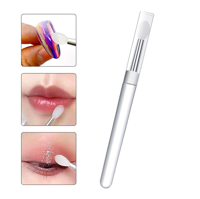 Silicone Makeup Spatula Applicator for Lips and Nails