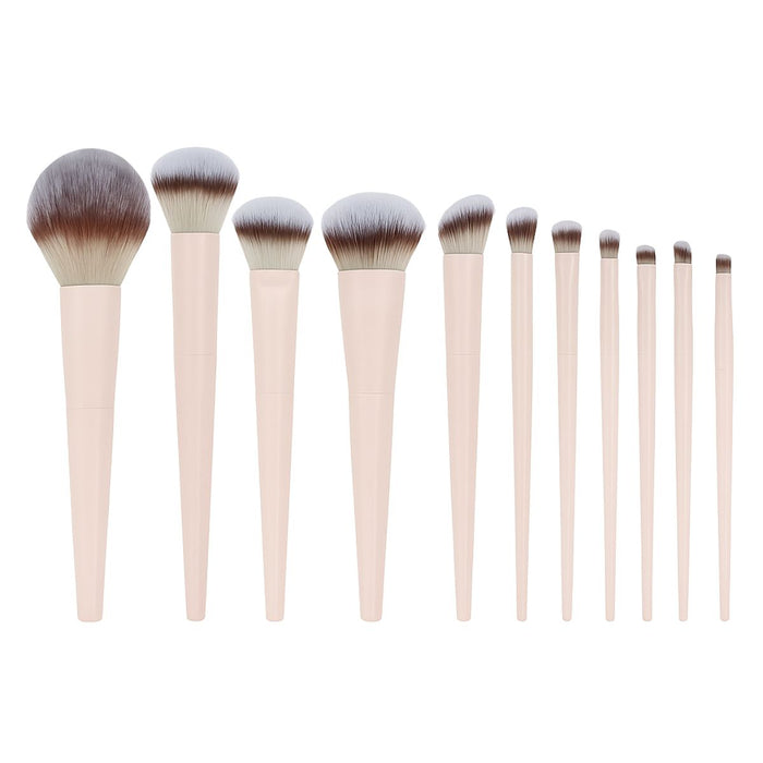 Makeup Brush Set 12 Brushes Synthetic for Face and Eyes