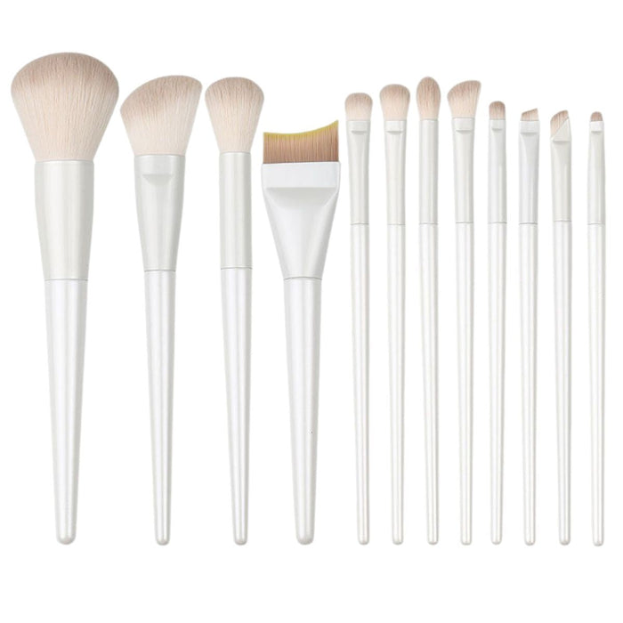 Makeup Brush Set 12 Pieces with Synthetic Bristles
