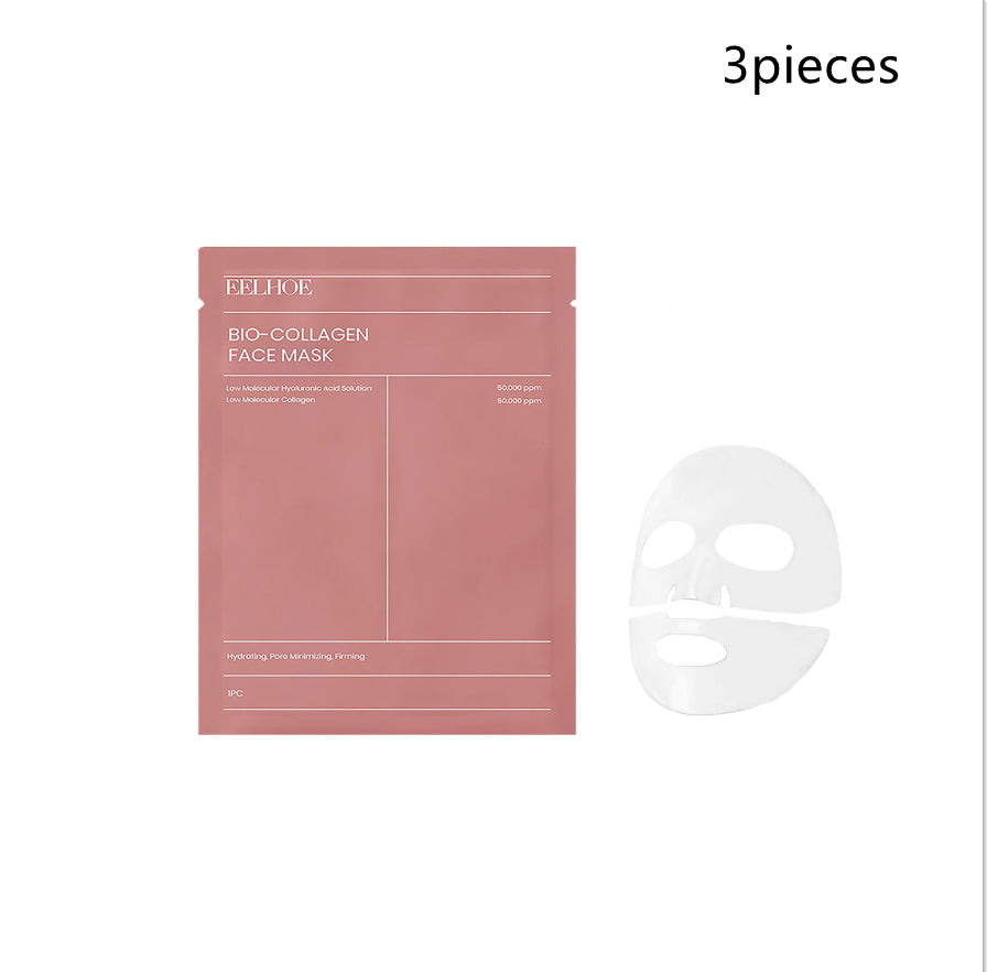 Collagen Gel Face Mask in Two Pieces with Hyaluronic Acid