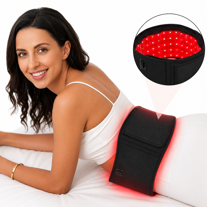 Red & Infrared LED Light Therapy Body Wrap Belt 120-LED