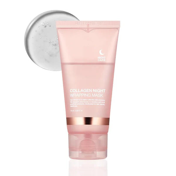 Collagen overnight wrapping face mask tube
