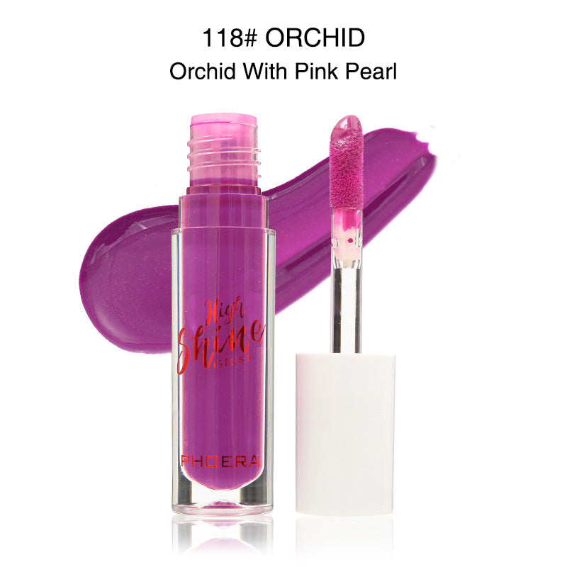 Jelly Lip Gloss with Mirror Shine, 24 Shades