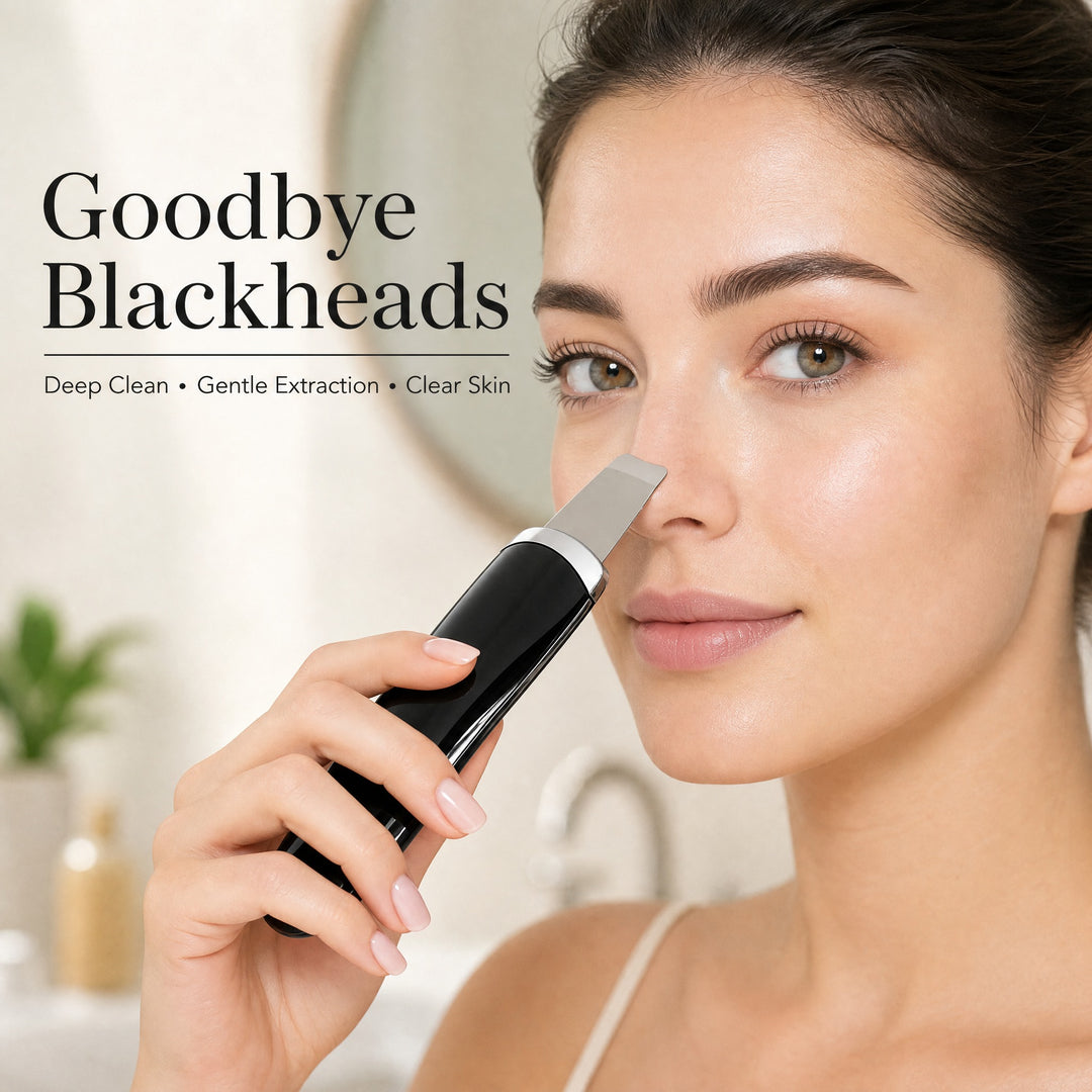 Ultrasonic Skin Scrubber with 4 Modes and Warm EMS