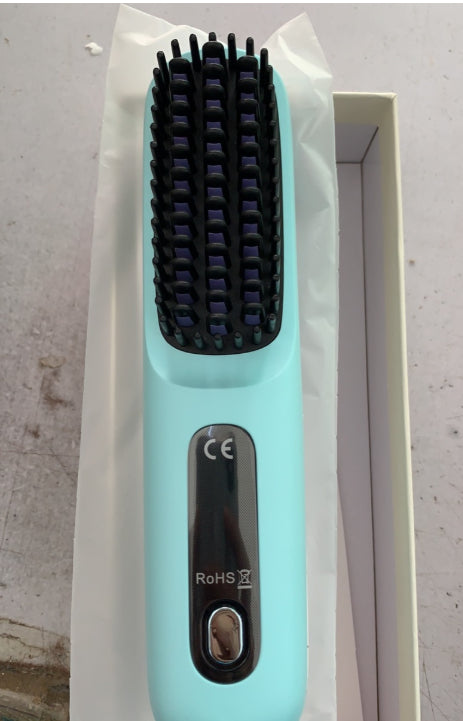 Nolivela Cordless hair straightener brush with LCD display