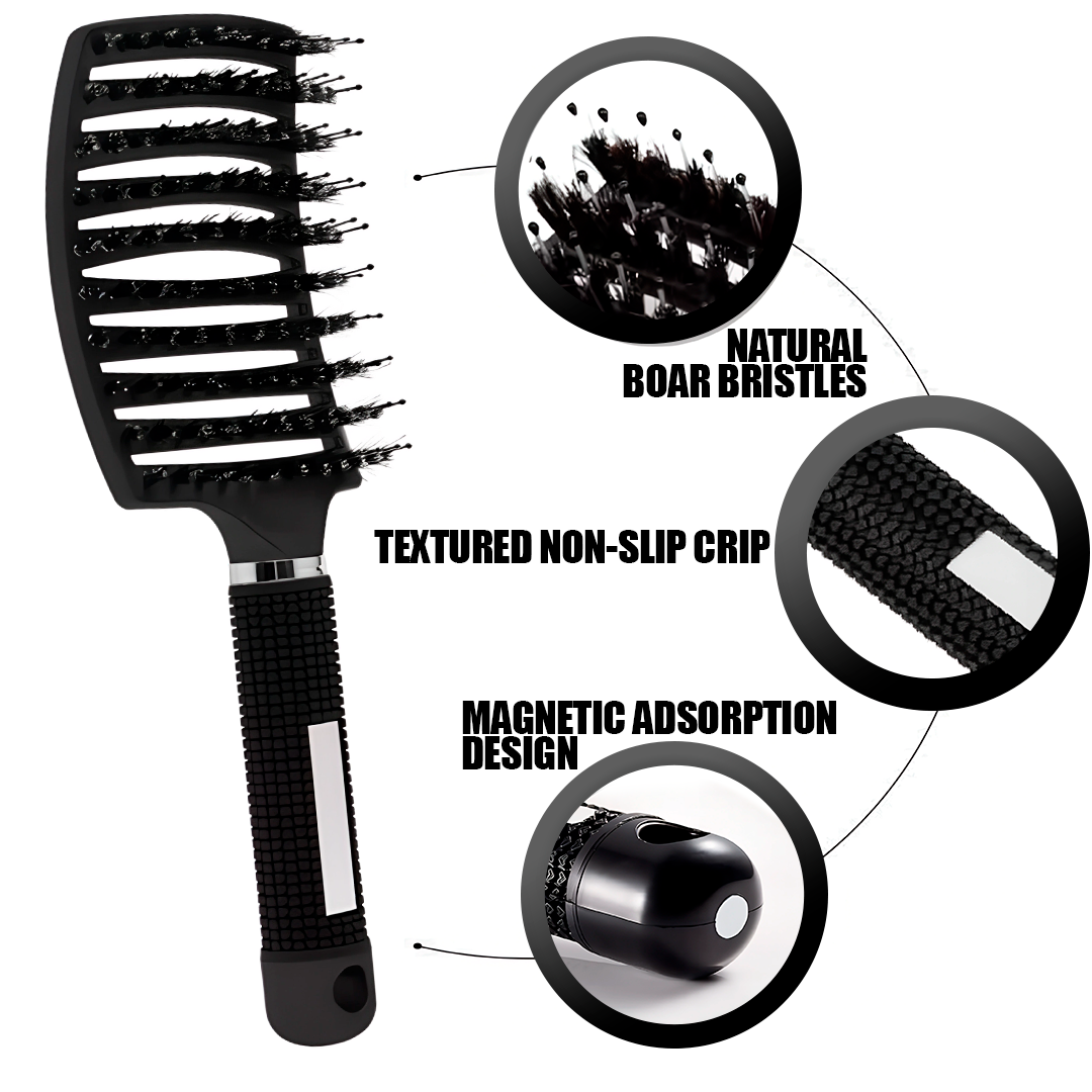 Miracle Hair Detangler – Effortless Knot Removal for Smooth, Shiny Hair