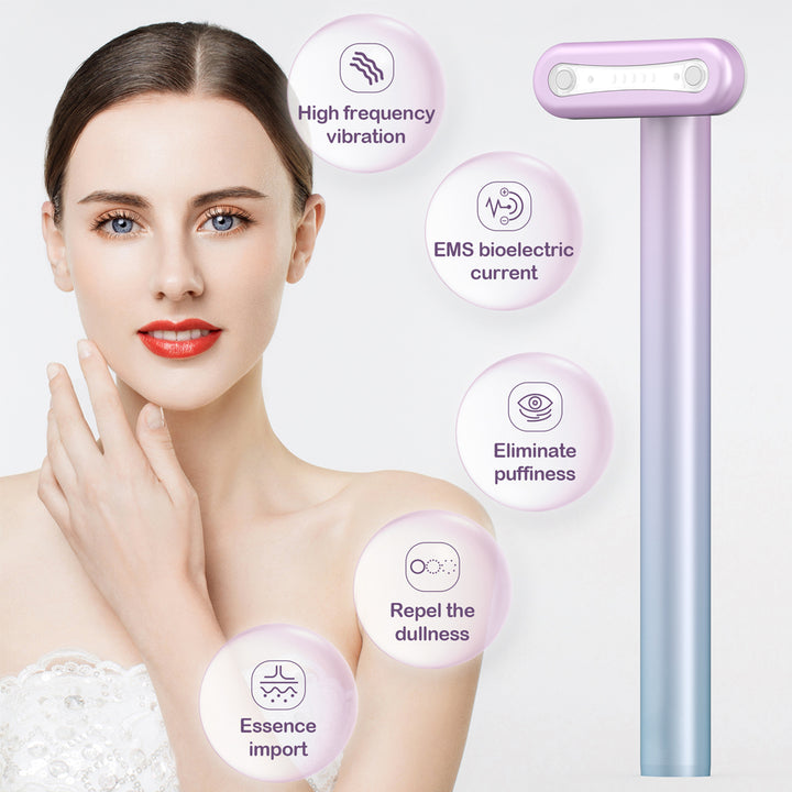 Rotating Microcurrent Face Wand with LED and Warmth