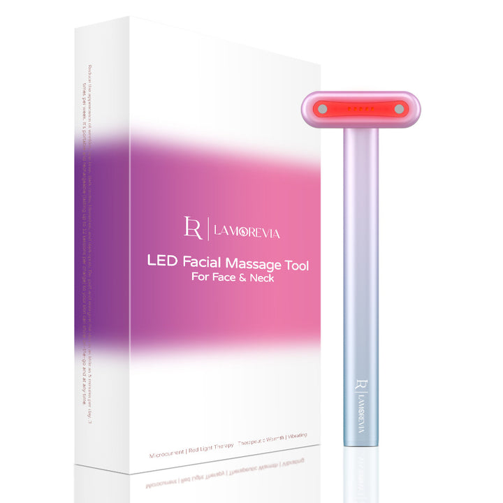 Rotating Microcurrent Face Wand with LED and Warmth