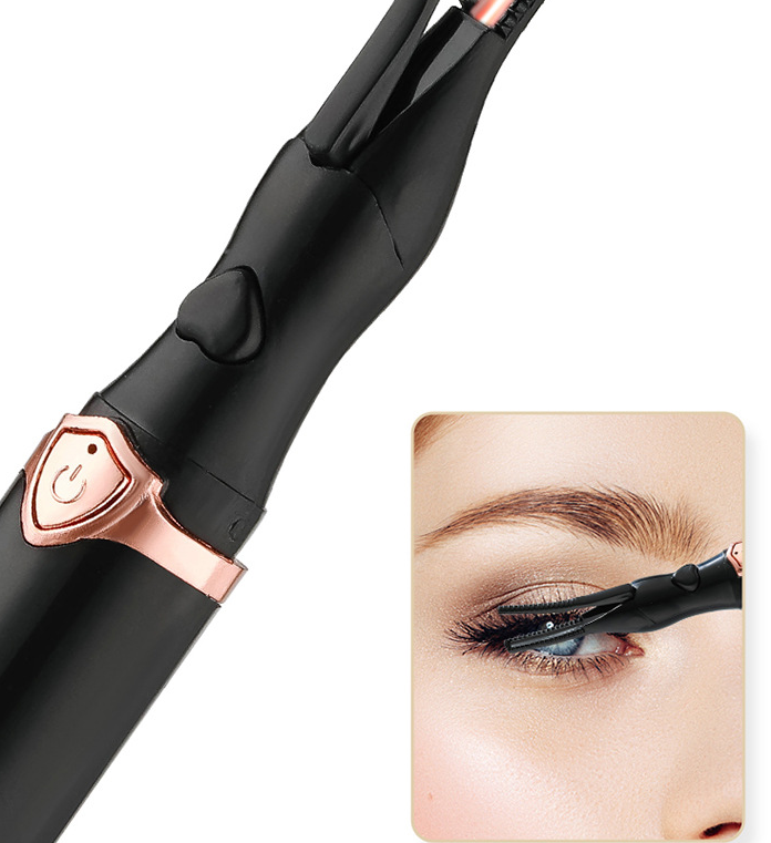 Heated Eyelash Curler with 360° Rotating Comb