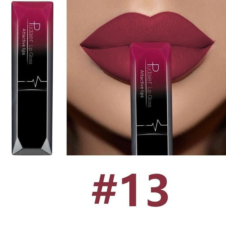 Matte Liquid Lipstick, Long Lasting and Waterproof