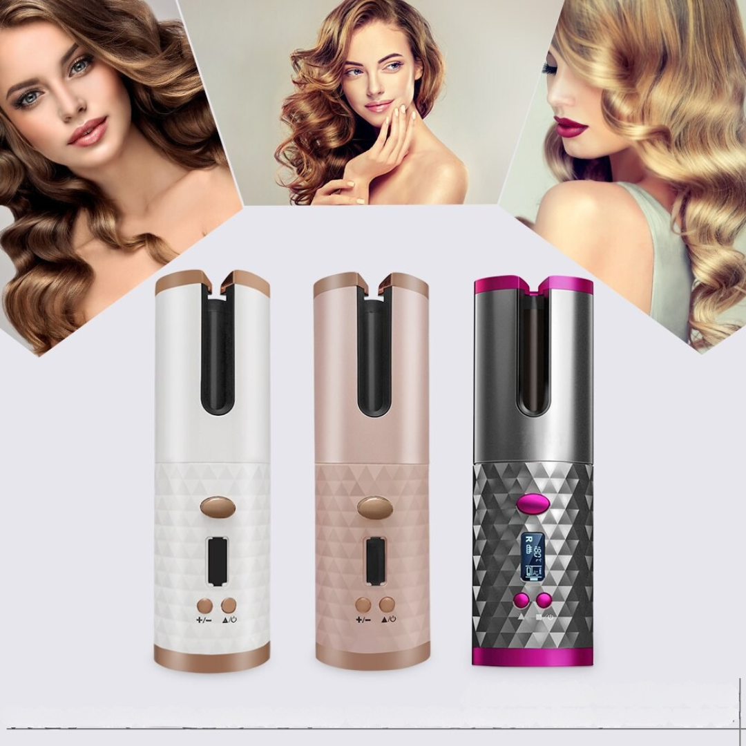 BowLift | Wireless hair curling iron with a ceramic body – Fast and long-lasting curls
