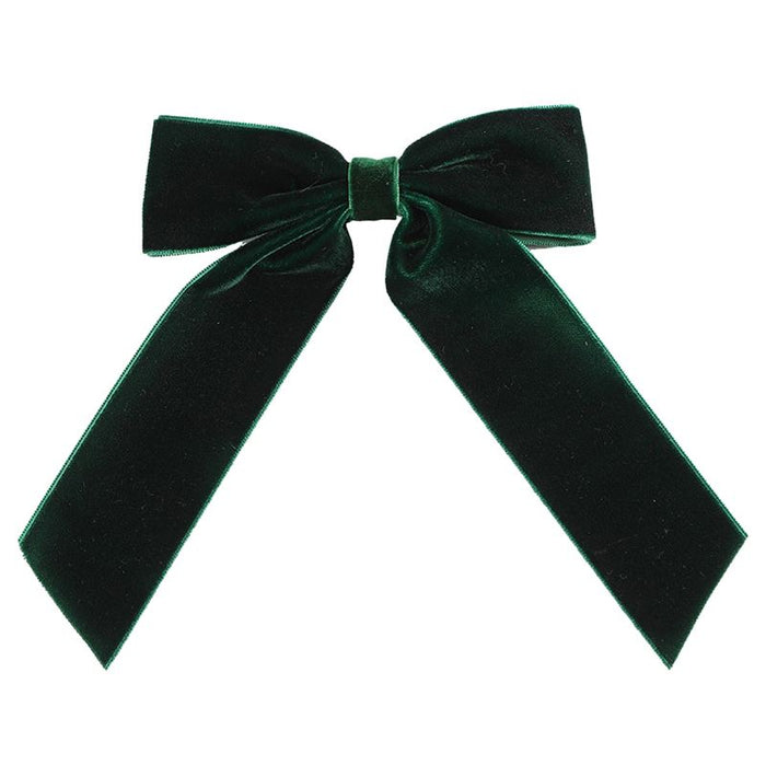 Velvet Bow Hair Clip Classic Long-Tail Bow Style