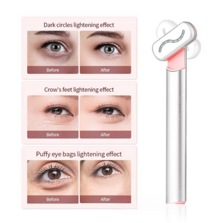 BowLift | EMS Red Light Therapy Facial Wand with Microcurrent Skin Tightening and Eye Massage