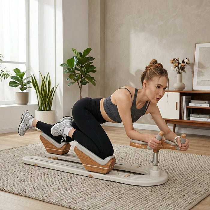 Back Stretch Twist Machine - Compact, Padded, Core & Spine Mobility Tool