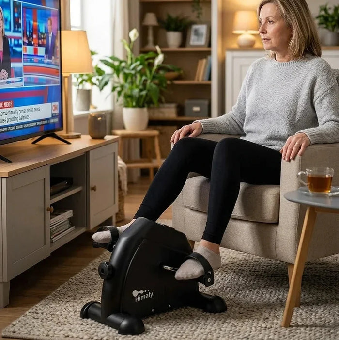 2-in-1 Mini Exercise Bike for Under-Desk Cardio
