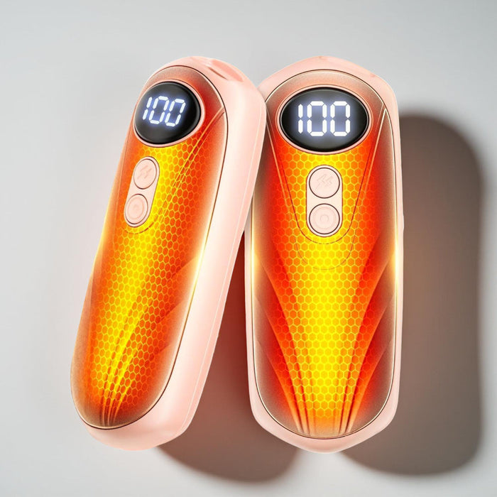 Rechargeable Hand Warmers 2-in-1 LED Display 5 Levels