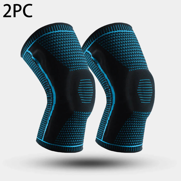 Silicone Patellar Tracking Knee Brace Pair Compression Support