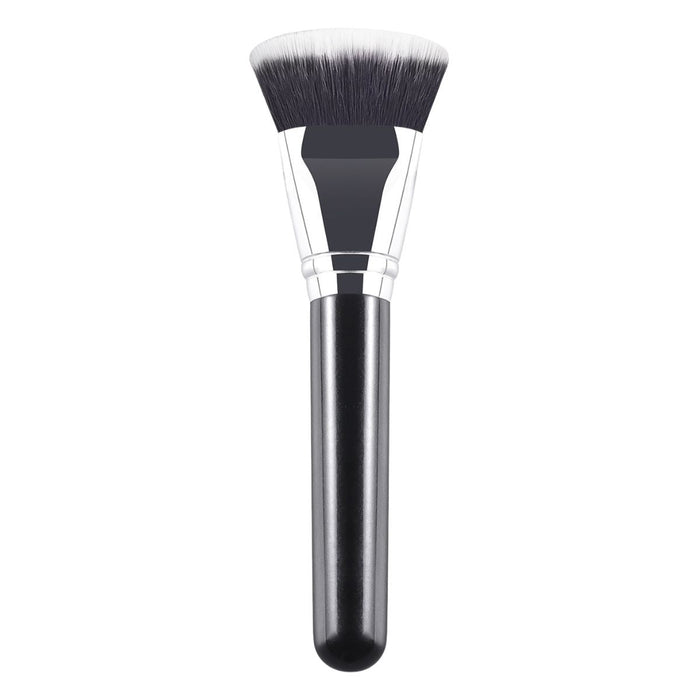 Flat-Top Contouring Makeup Brush with Synthetic Fibres