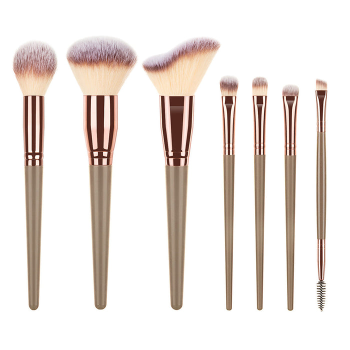 Makeup Brush Set 7 Piece for Face and Eyes