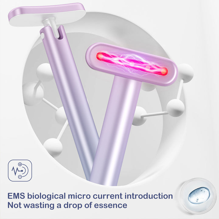 Rotating Microcurrent Face Wand with LED and Warmth