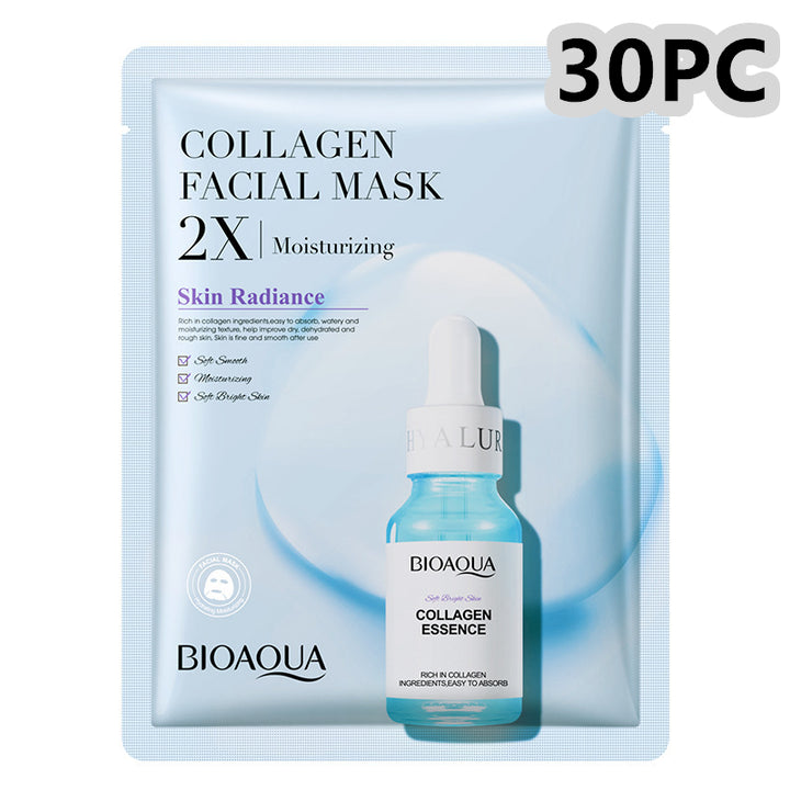 Hydrating Sheet Masks with Collagen or Vitamin C