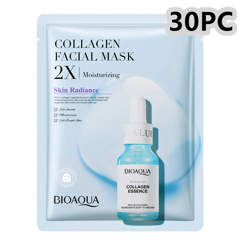 Hydrating Sheet Masks with Collagen or Vitamin C