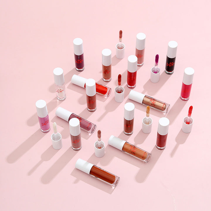 Jelly Lip Gloss with Mirror Shine, 24 Shades