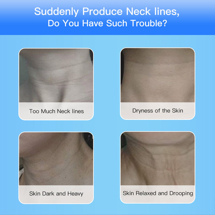 Neck and Face Massager with 3 LED Light Colours