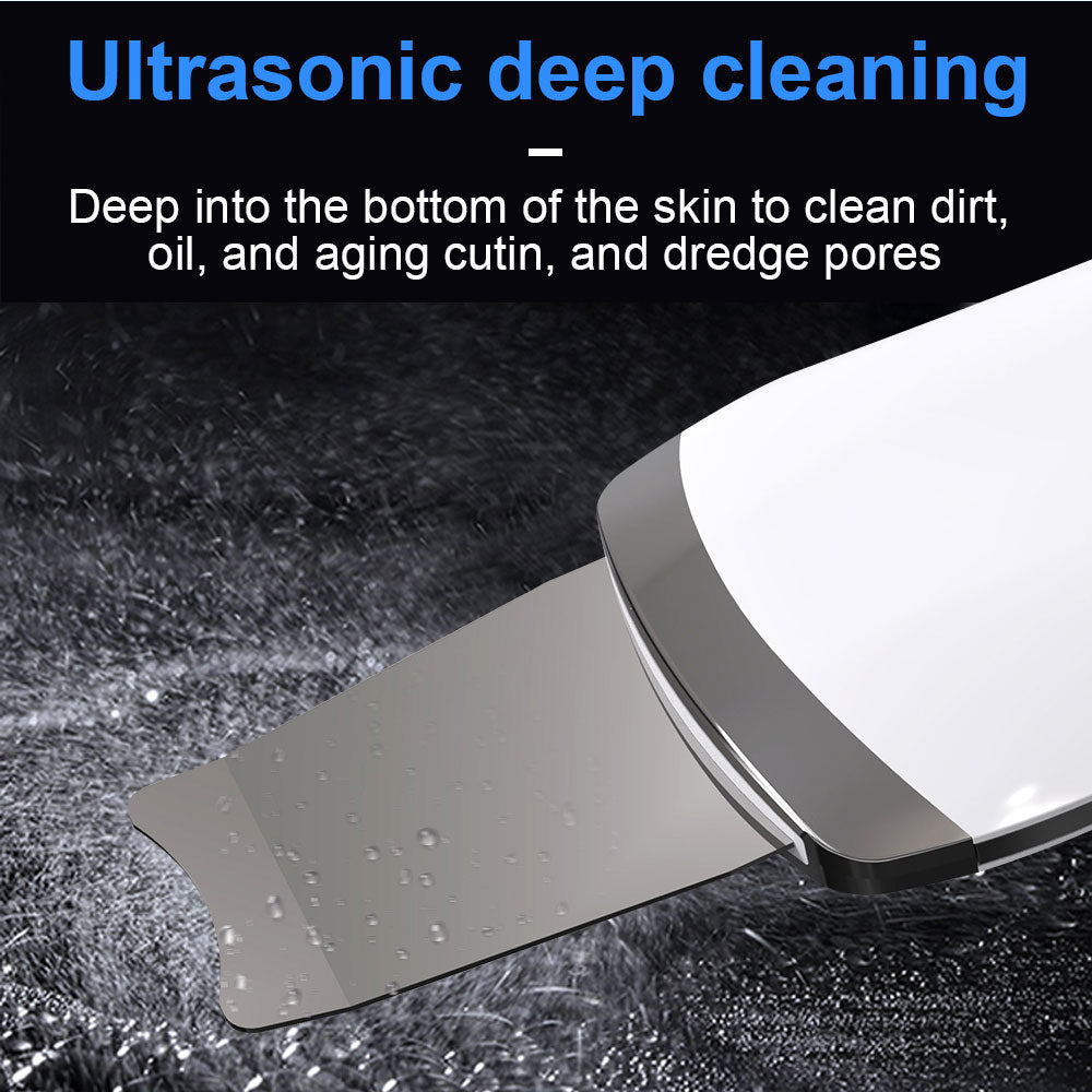 Ultrasonic Skin Scrubber with 4 Modes and Warm EMS