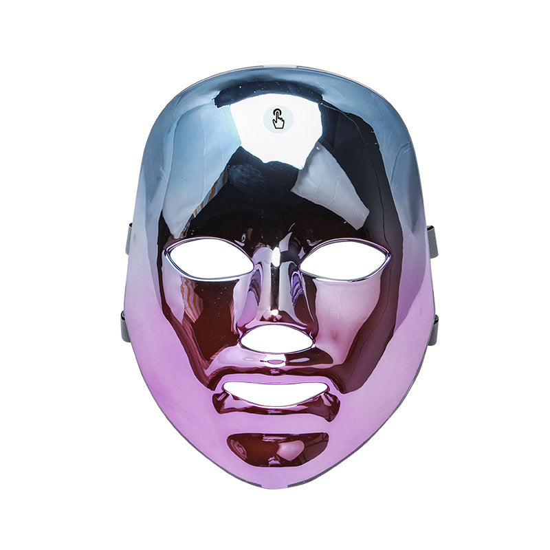 Rechargeable LED Face Mask with Colour Light