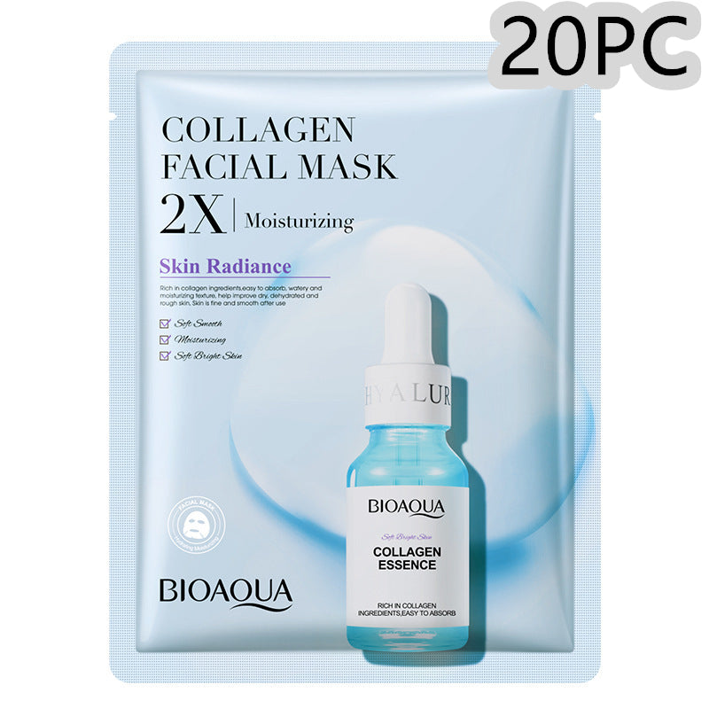 Hydrating Sheet Masks with Collagen or Vitamin C